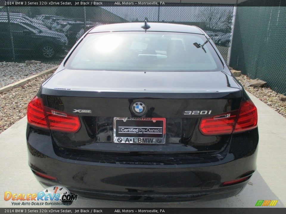 2014 BMW 3 Series 320i xDrive Sedan Jet Black / Black Photo #9