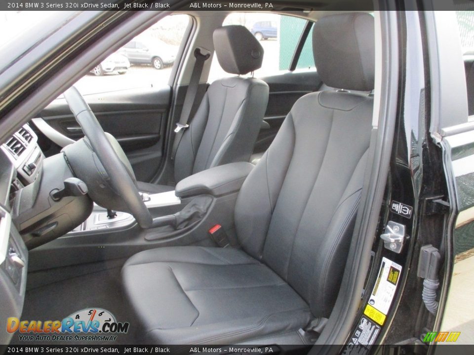 2014 BMW 3 Series 320i xDrive Sedan Jet Black / Black Photo #13