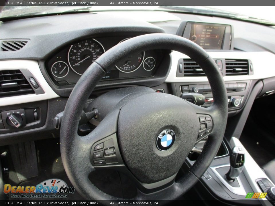 2014 BMW 3 Series 320i xDrive Sedan Jet Black / Black Photo #15