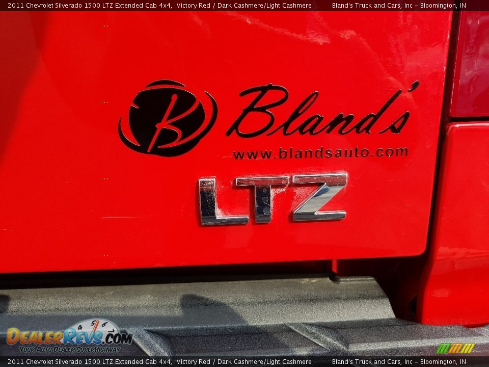 2011 Chevrolet Silverado 1500 LTZ Extended Cab 4x4 Victory Red / Dark Cashmere/Light Cashmere Photo #6