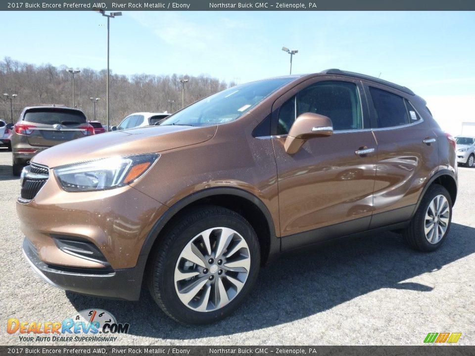 2017 Buick Encore Preferred AWD River Rock Metallic / Ebony Photo #1