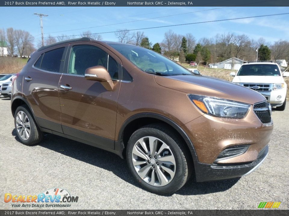 2017 Buick Encore Preferred AWD River Rock Metallic / Ebony Photo #3