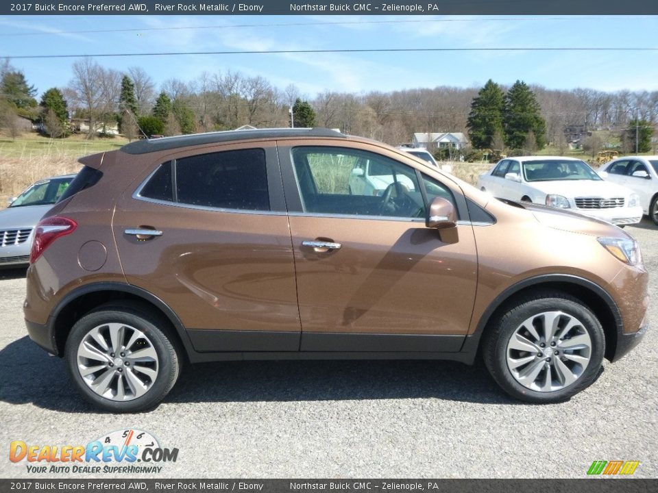 2017 Buick Encore Preferred AWD River Rock Metallic / Ebony Photo #4