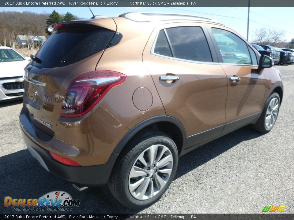 2017 Buick Encore Preferred AWD River Rock Metallic / Ebony Photo #5
