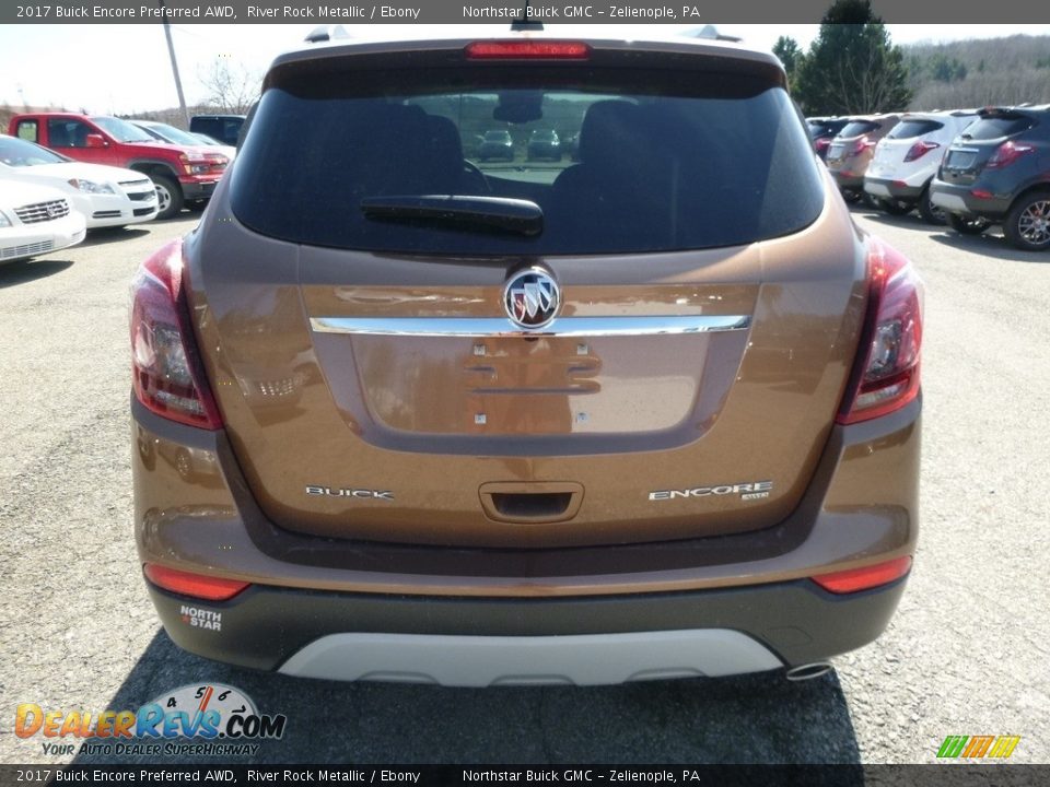 2017 Buick Encore Preferred AWD River Rock Metallic / Ebony Photo #6