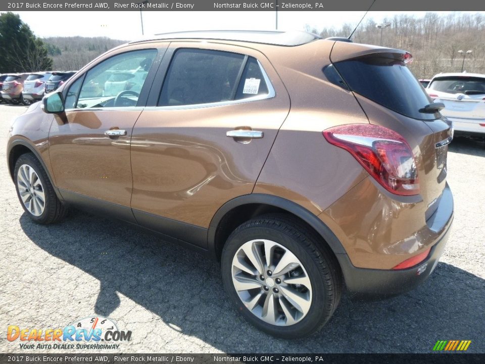 2017 Buick Encore Preferred AWD River Rock Metallic / Ebony Photo #8