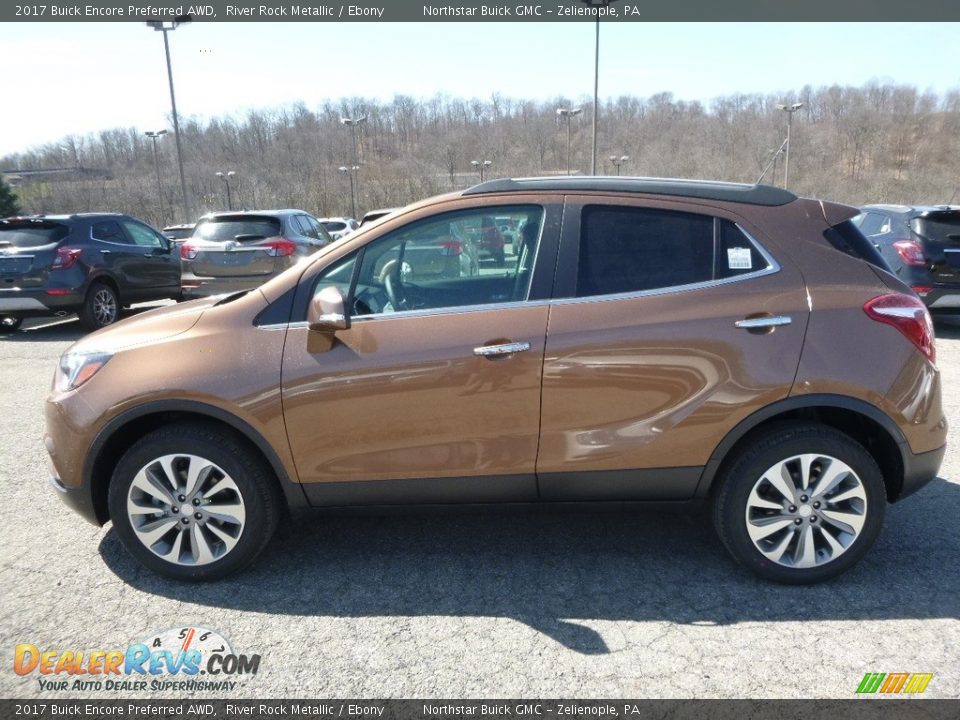 2017 Buick Encore Preferred AWD River Rock Metallic / Ebony Photo #9