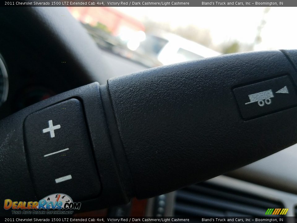 2011 Chevrolet Silverado 1500 LTZ Extended Cab 4x4 Victory Red / Dark Cashmere/Light Cashmere Photo #24