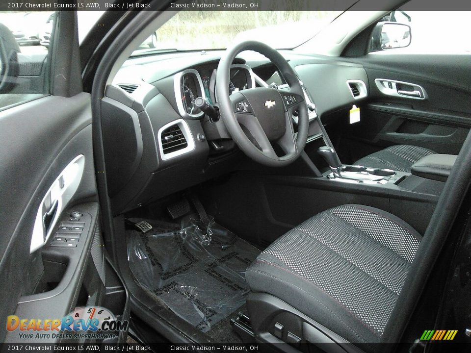 2017 Chevrolet Equinox LS AWD Black / Jet Black Photo #3