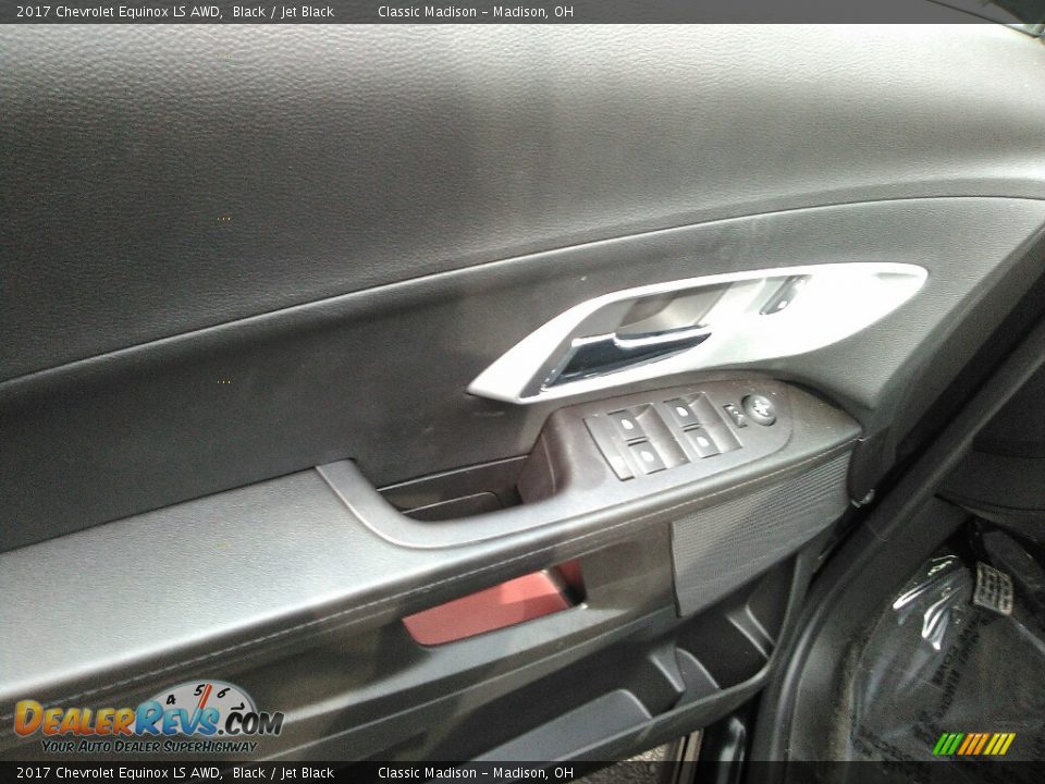 2017 Chevrolet Equinox LS AWD Black / Jet Black Photo #4
