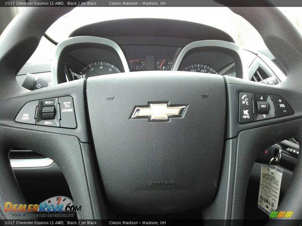 2017 Chevrolet Equinox LS AWD Black / Jet Black Photo #5