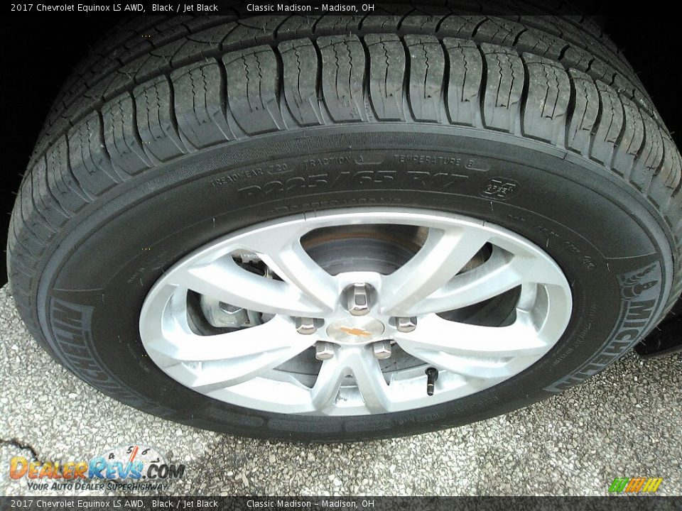 2017 Chevrolet Equinox LS AWD Black / Jet Black Photo #9