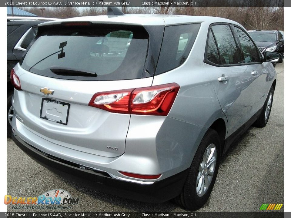 2018 Chevrolet Equinox LS AWD Silver Ice Metallic / Medium Ash Gray Photo #2