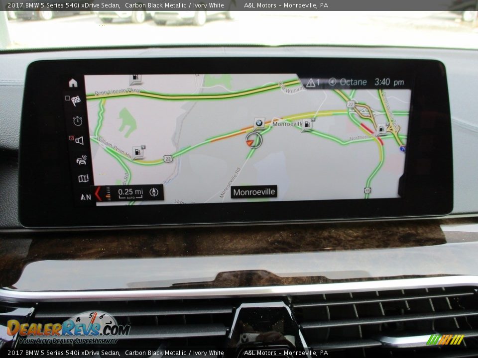 Navigation of 2017 BMW 5 Series 540i xDrive Sedan Photo #16