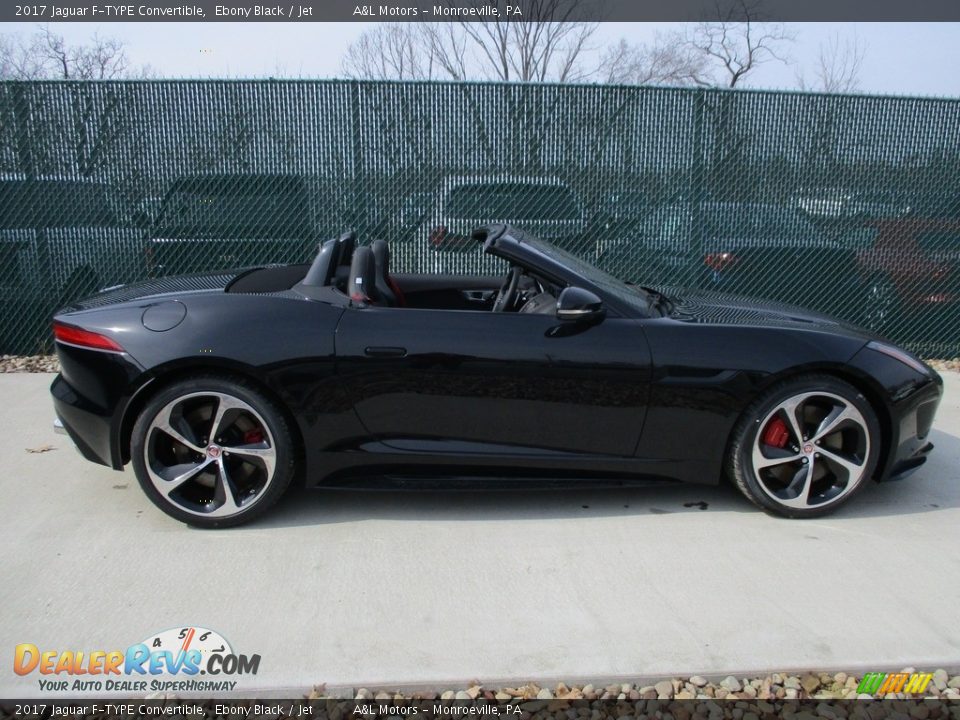 2017 Jaguar F-TYPE Convertible Ebony Black / Jet Photo #2