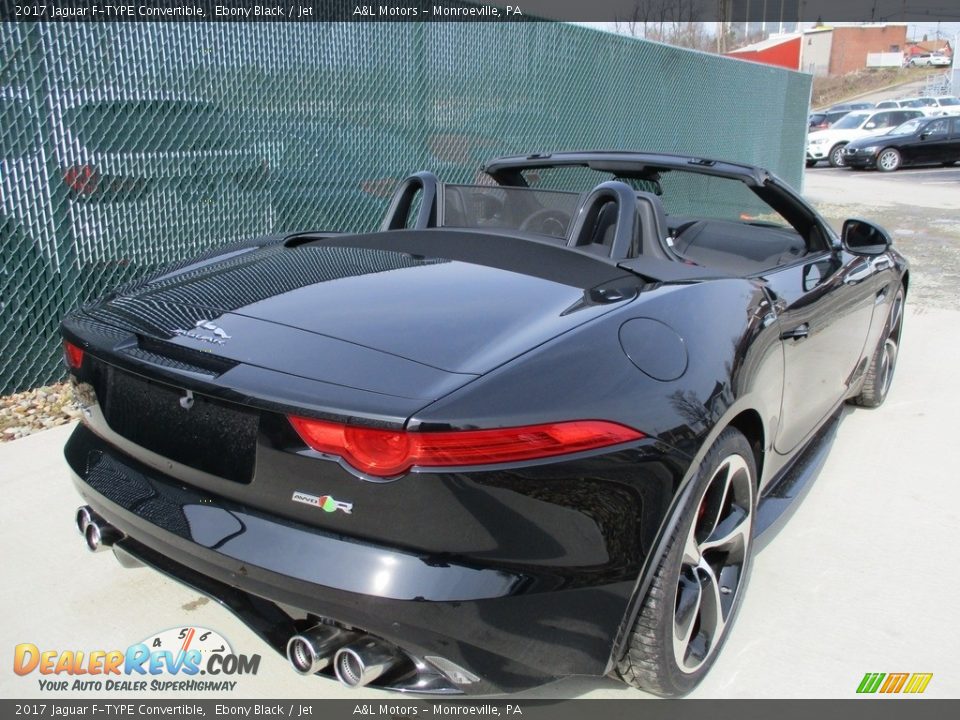 2017 Jaguar F-TYPE Convertible Ebony Black / Jet Photo #4