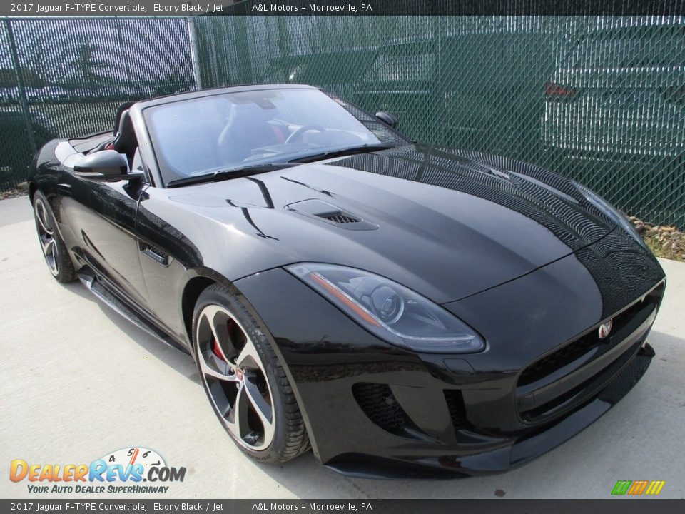 Ebony Black 2017 Jaguar F-TYPE Convertible Photo #5