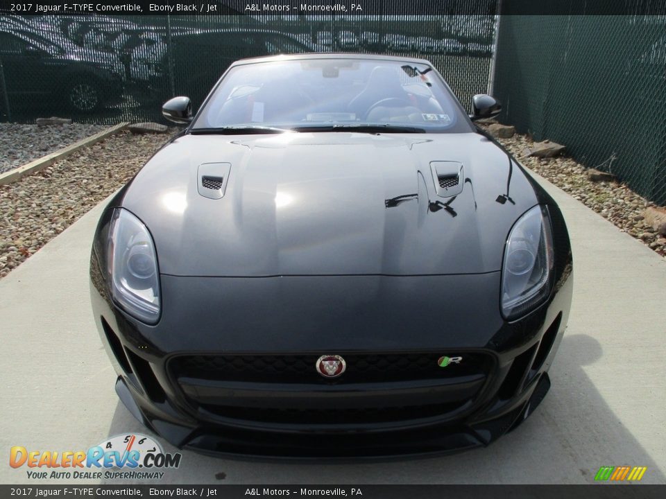 2017 Jaguar F-TYPE Convertible Ebony Black / Jet Photo #6