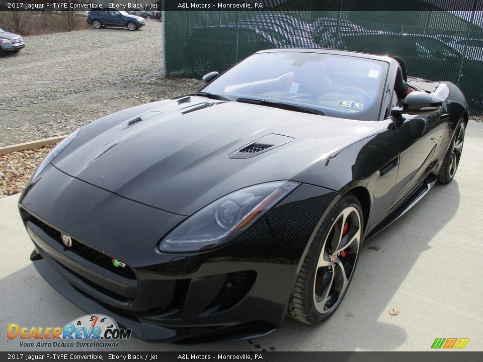 2017 Jaguar F-TYPE Convertible Ebony Black / Jet Photo #7