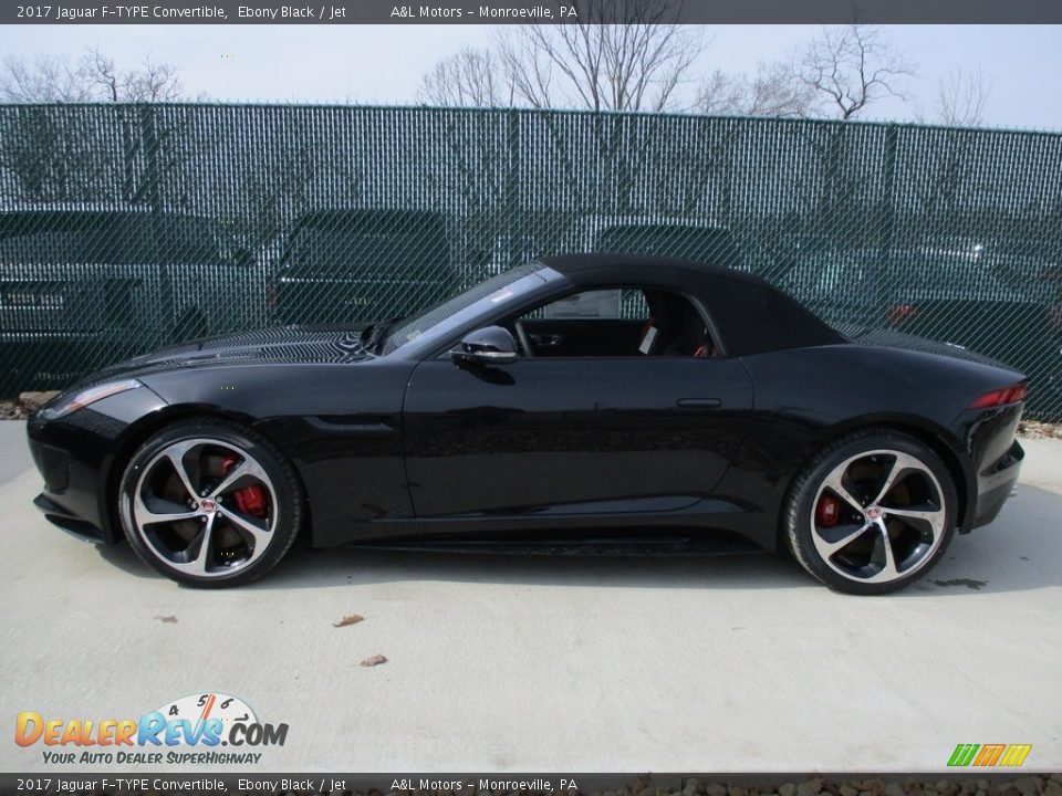 2017 Jaguar F-TYPE Convertible Ebony Black / Jet Photo #8
