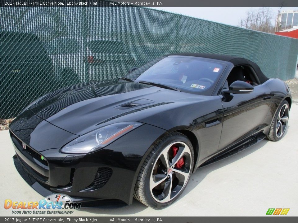 2017 Jaguar F-TYPE Convertible Ebony Black / Jet Photo #9
