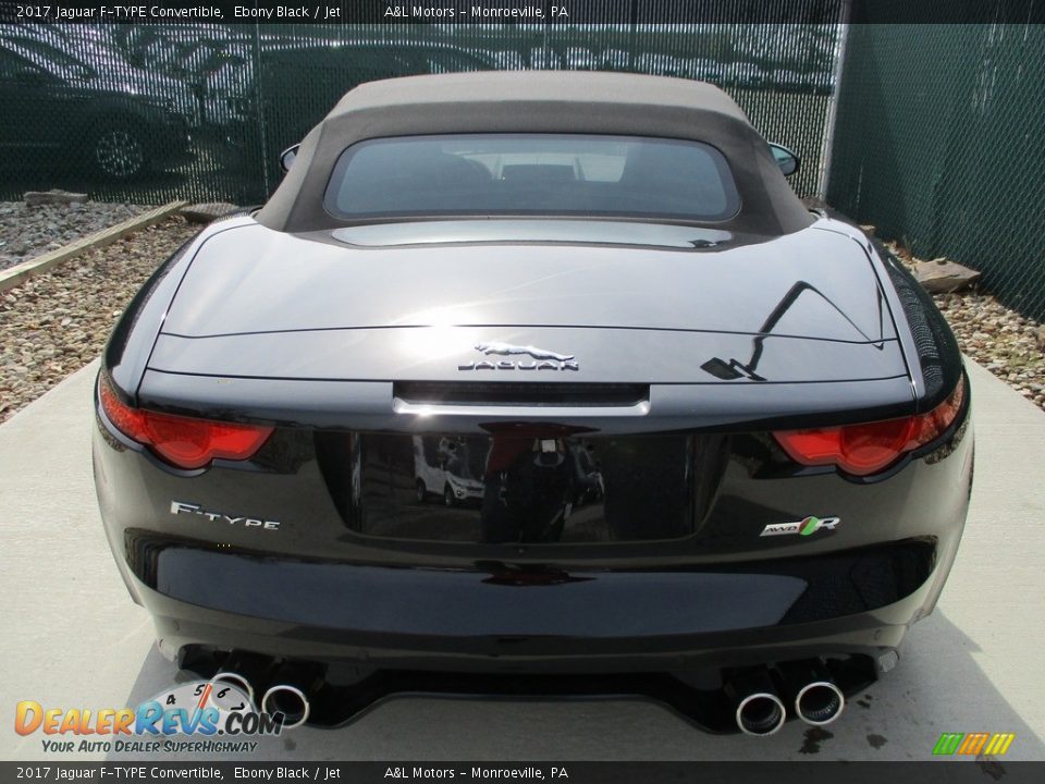 2017 Jaguar F-TYPE Convertible Ebony Black / Jet Photo #10