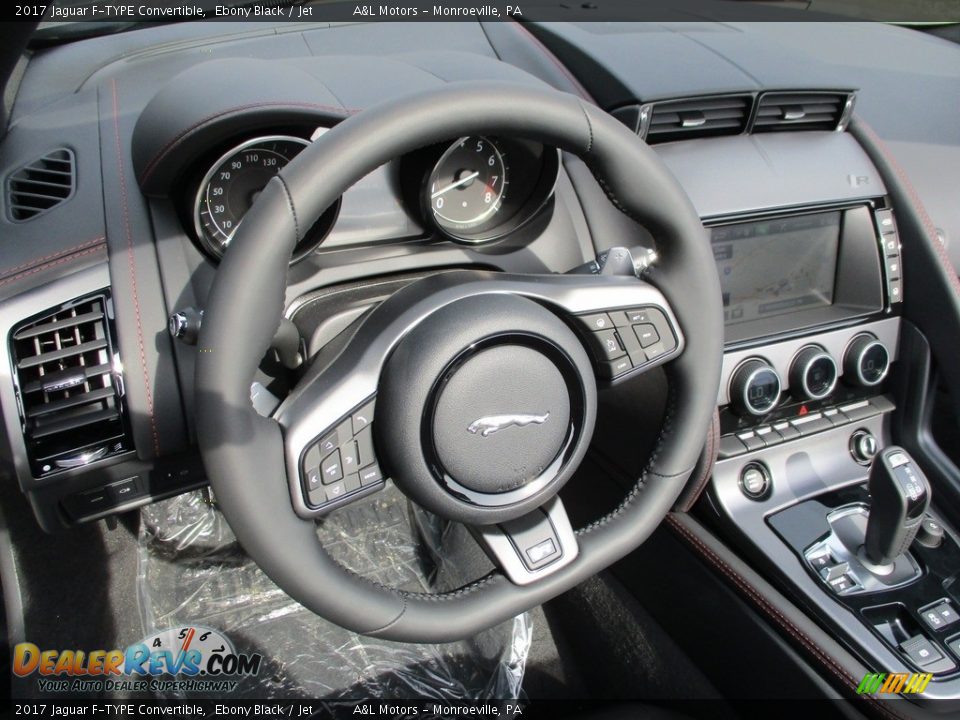 Dashboard of 2017 Jaguar F-TYPE Convertible Photo #13