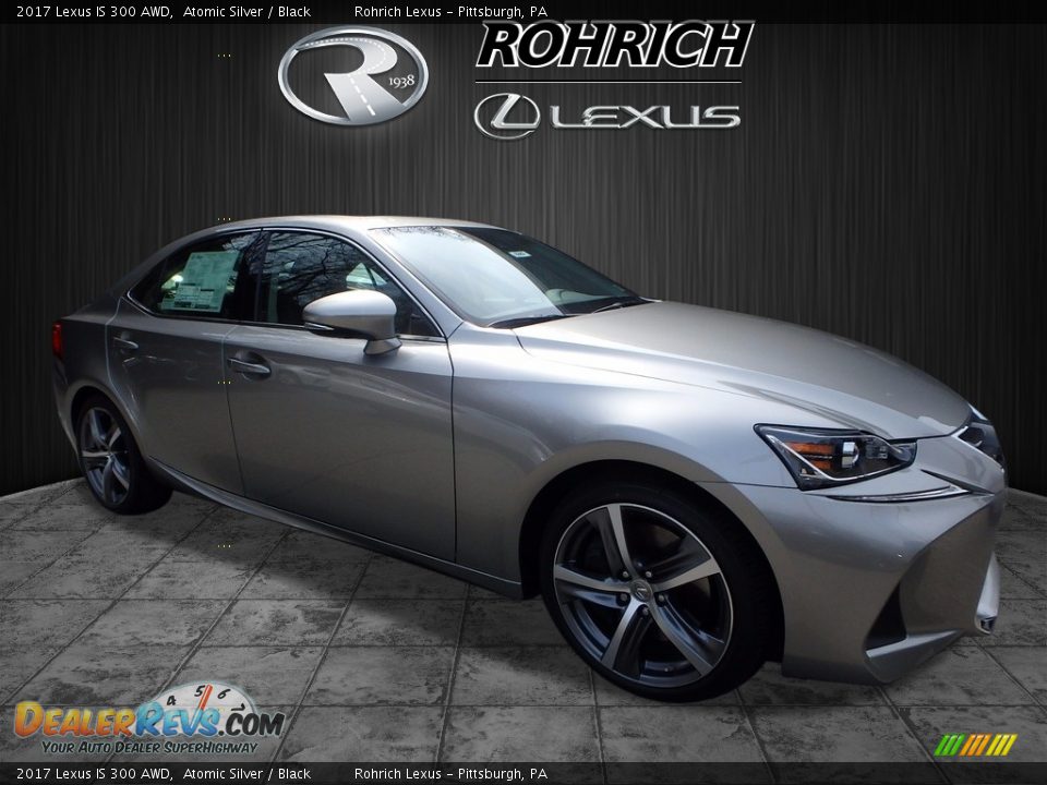 2017 Lexus IS 300 AWD Atomic Silver / Black Photo #1