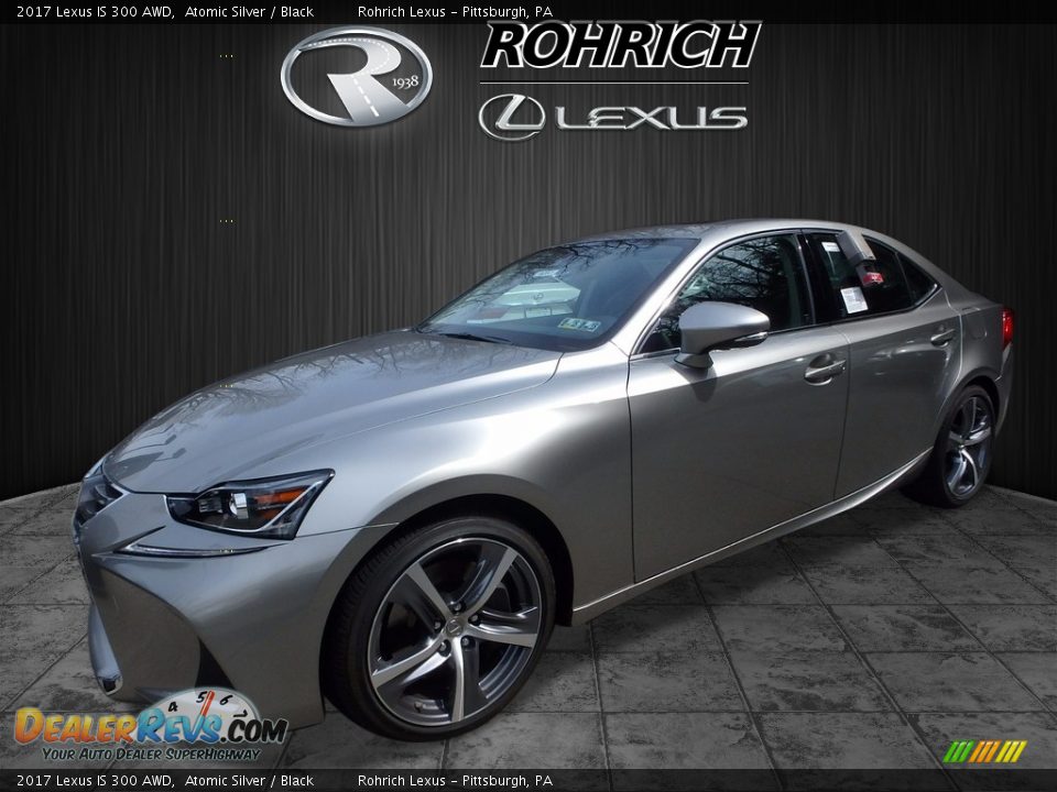 2017 Lexus IS 300 AWD Atomic Silver / Black Photo #4