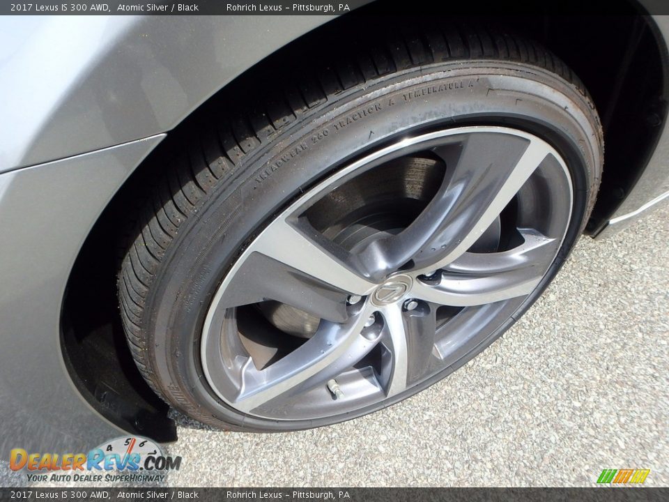 2017 Lexus IS 300 AWD Atomic Silver / Black Photo #5