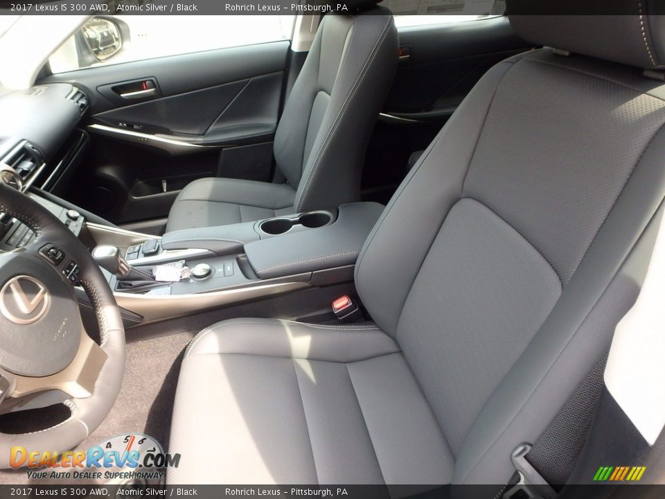 2017 Lexus IS 300 AWD Atomic Silver / Black Photo #6