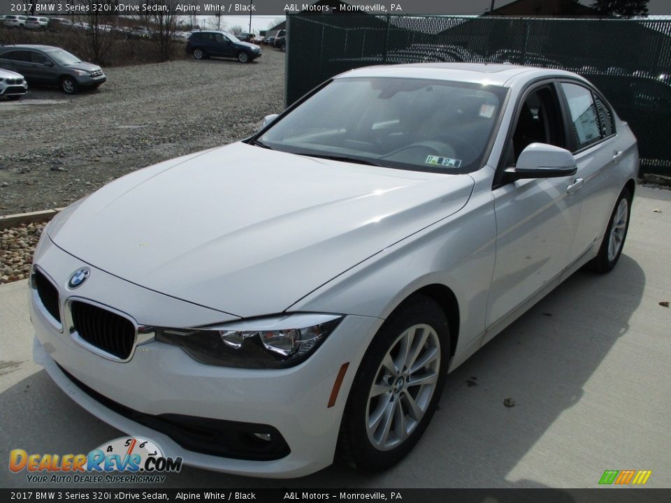 2017 BMW 3 Series 320i xDrive Sedan Alpine White / Black Photo #7