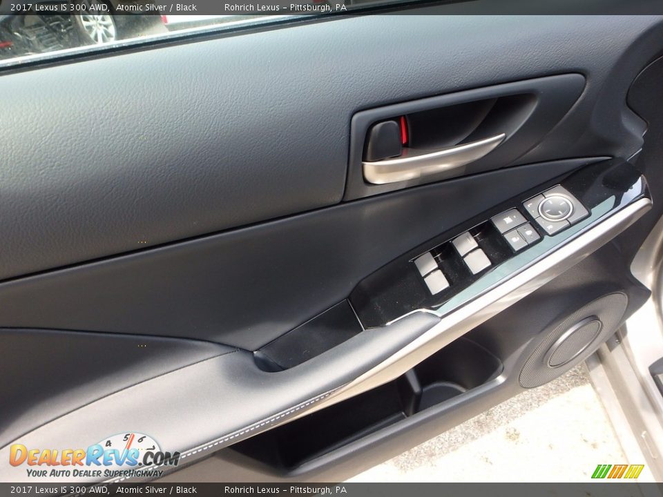 2017 Lexus IS 300 AWD Atomic Silver / Black Photo #9