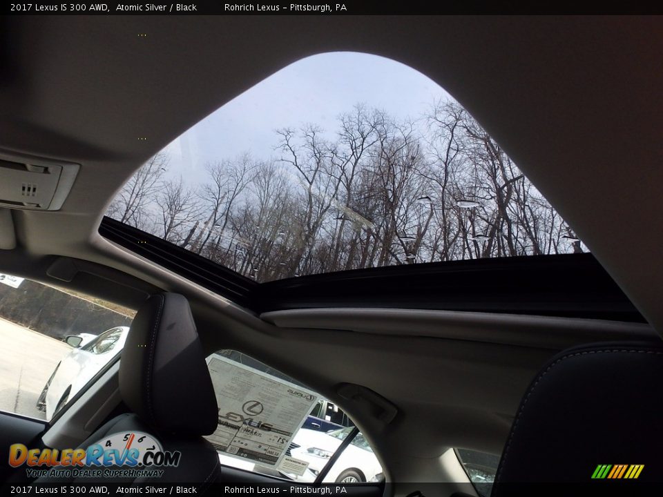 2017 Lexus IS 300 AWD Atomic Silver / Black Photo #10