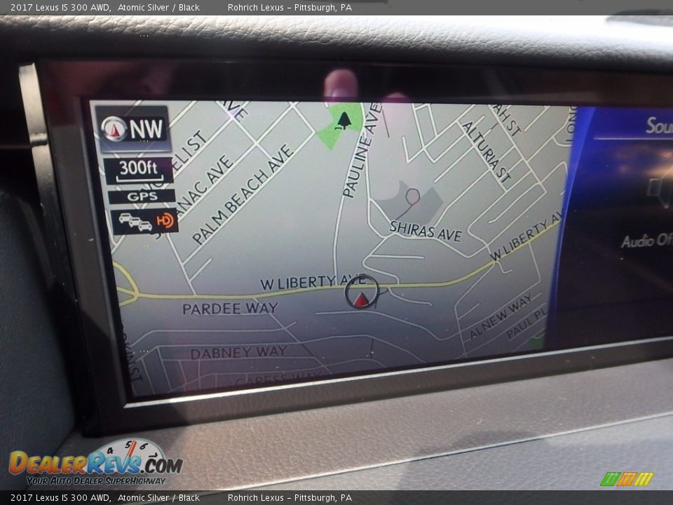2017 Lexus IS 300 AWD Atomic Silver / Black Photo #11