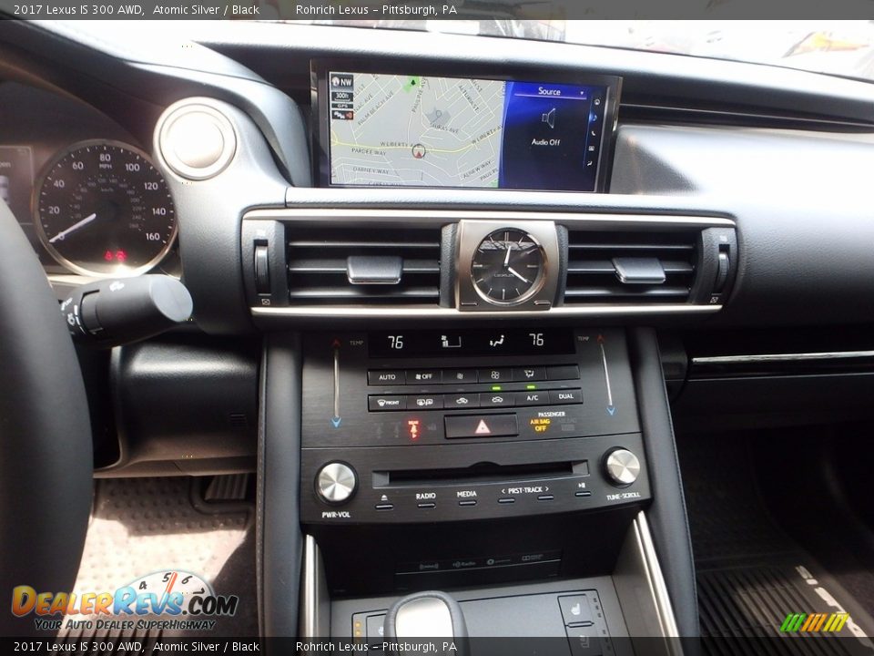 2017 Lexus IS 300 AWD Atomic Silver / Black Photo #12