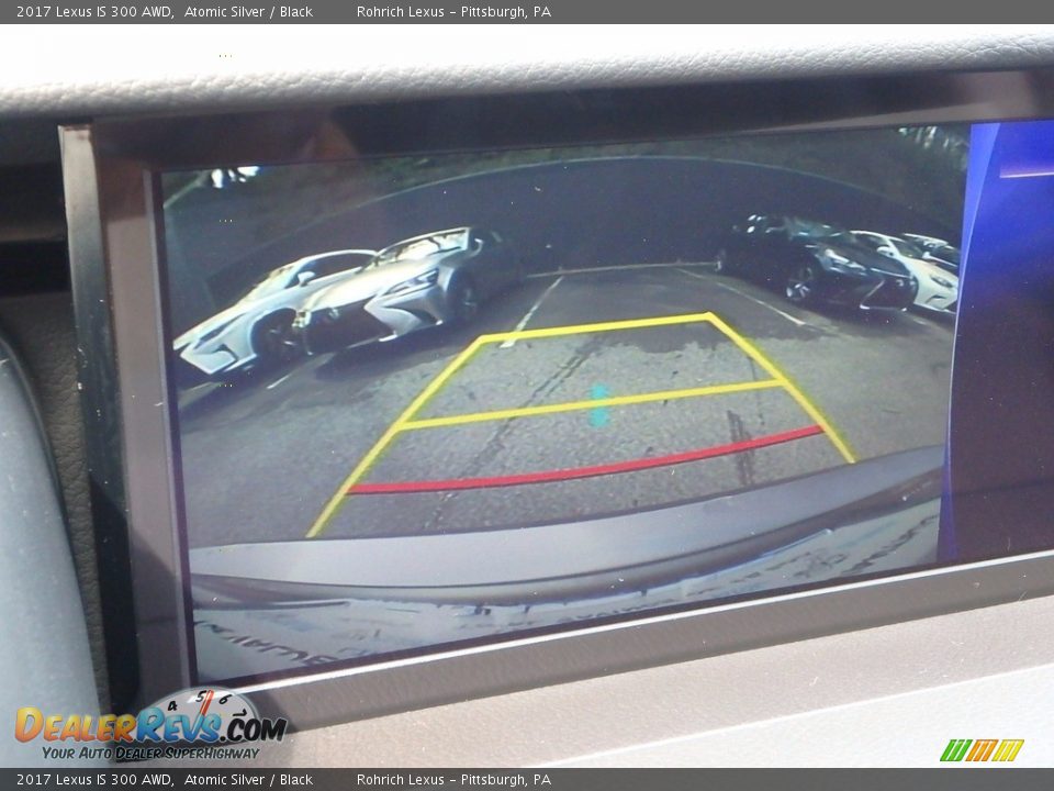 2017 Lexus IS 300 AWD Atomic Silver / Black Photo #15
