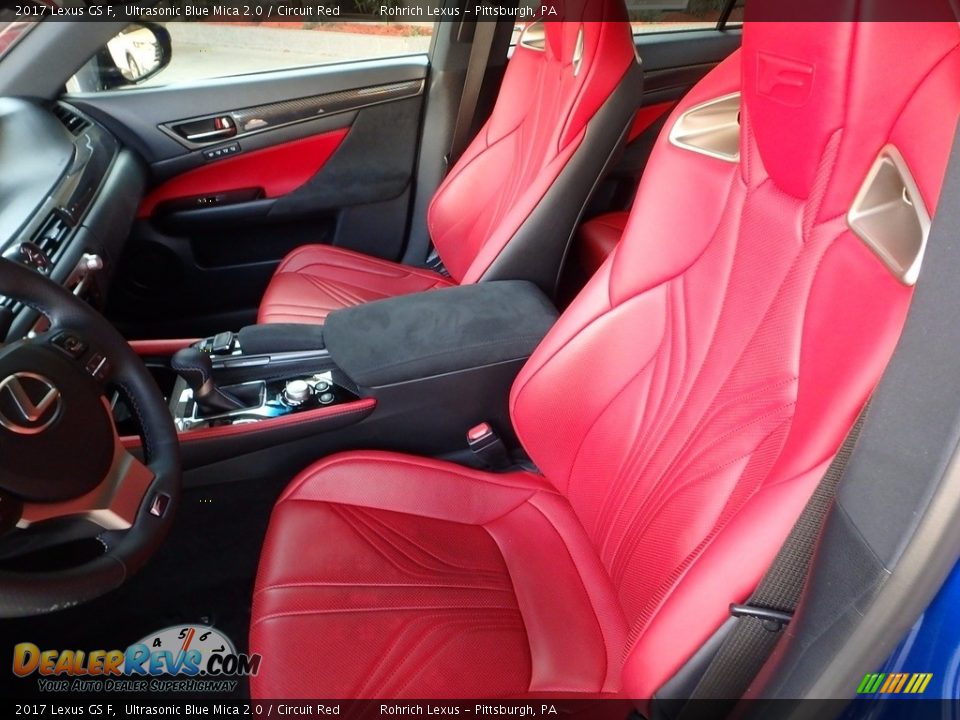 Front Seat of 2017 Lexus GS F Photo #6