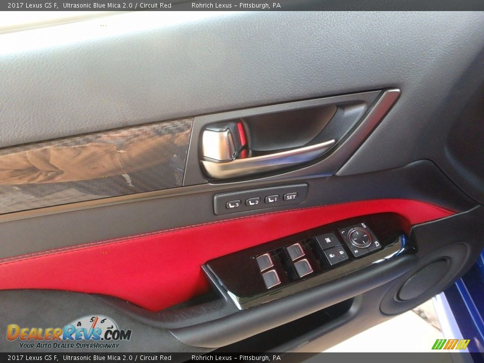 Door Panel of 2017 Lexus GS F Photo #9