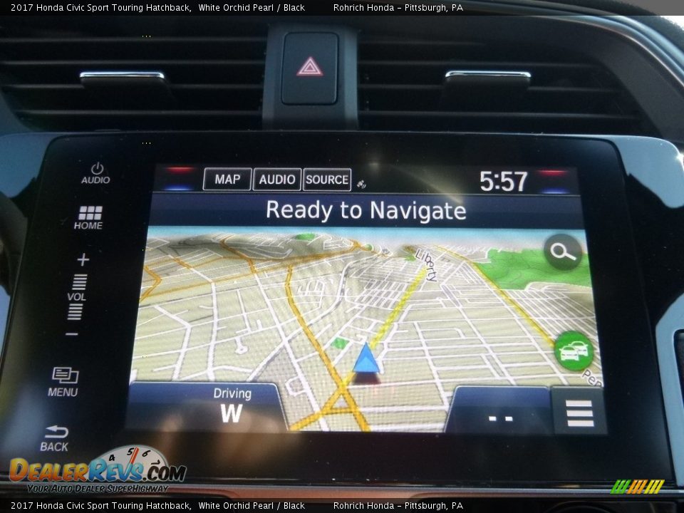 Navigation of 2017 Honda Civic Sport Touring Hatchback Photo #13