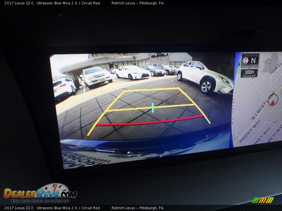 2017 Lexus GS F Ultrasonic Blue Mica 2.0 / Circuit Red Photo #15