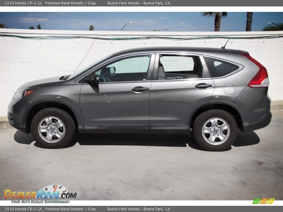 2014 Honda CR-V LX Polished Metal Metallic / Gray Photo #10