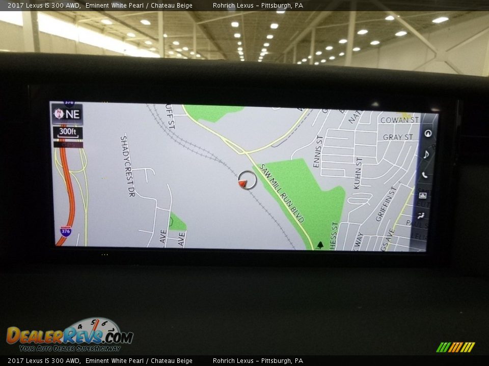 2017 Lexus IS 300 AWD Eminent White Pearl / Chateau Beige Photo #13