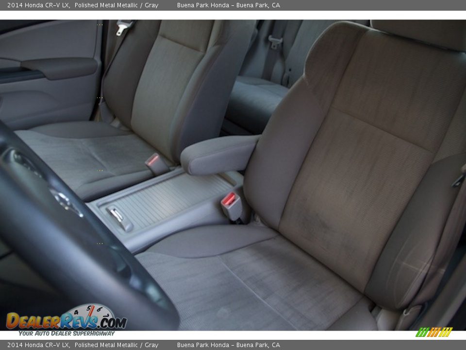 2014 Honda CR-V LX Polished Metal Metallic / Gray Photo #12