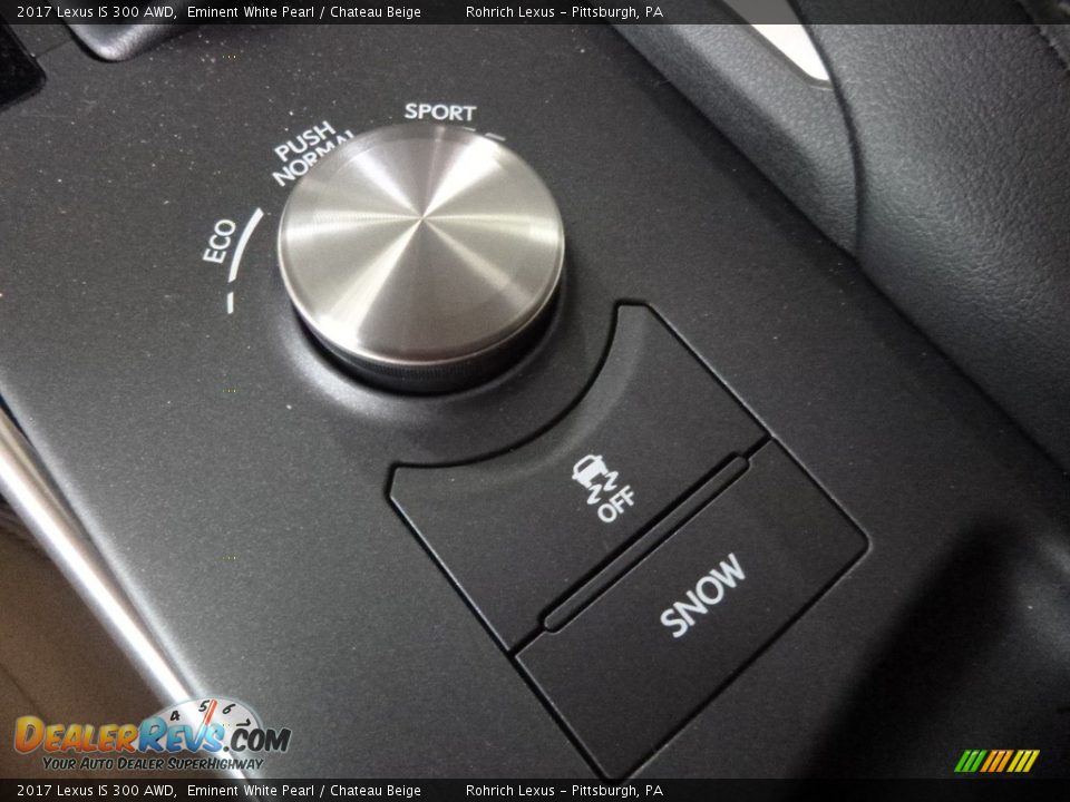 2017 Lexus IS 300 AWD Eminent White Pearl / Chateau Beige Photo #14