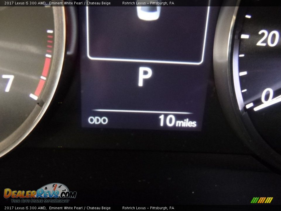 2017 Lexus IS 300 AWD Eminent White Pearl / Chateau Beige Photo #15