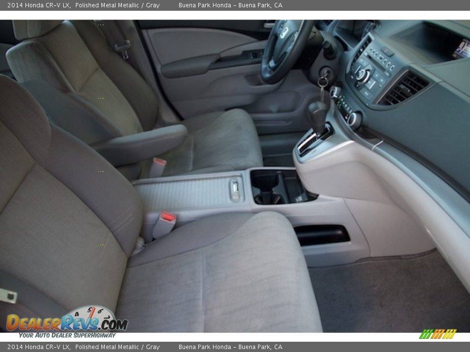 2014 Honda CR-V LX Polished Metal Metallic / Gray Photo #17