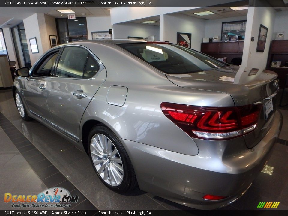 2017 Lexus LS 460 AWD Atomic Silver / Black Photo #3