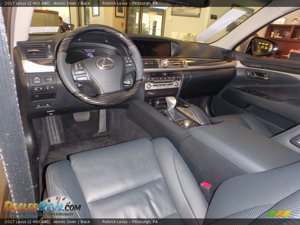 2017 Lexus LS 460 AWD Atomic Silver / Black Photo #8