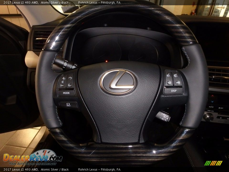 2017 Lexus LS 460 AWD Atomic Silver / Black Photo #13